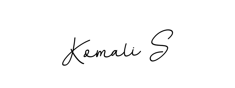 Komali S stylish signature style. Best Handwritten Sign (BallpointsItalic-DORy9) for my name. Handwritten Signature Collection Ideas for my name Komali S. Komali S signature style 11 images and pictures png