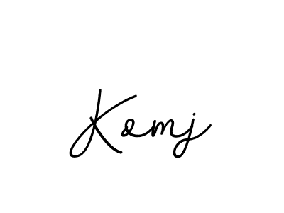 Also we have Komj name is the best signature style. Create professional handwritten signature collection using BallpointsItalic-DORy9 autograph style. Komj signature style 11 images and pictures png