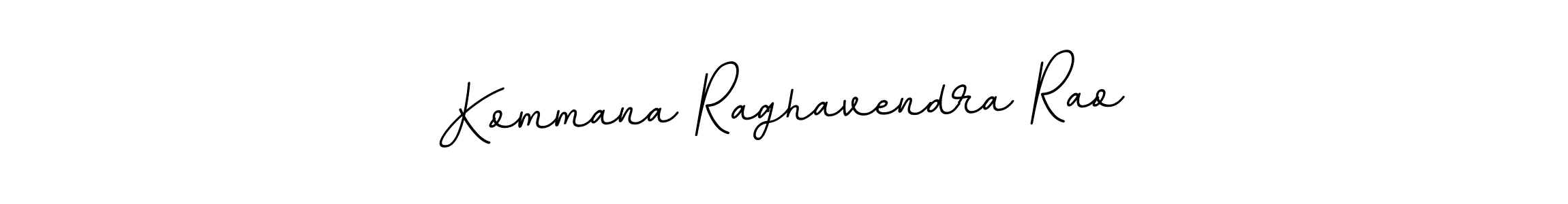 Kommana Raghavendra Rao stylish signature style. Best Handwritten Sign (BallpointsItalic-DORy9) for my name. Handwritten Signature Collection Ideas for my name Kommana Raghavendra Rao. Kommana Raghavendra Rao signature style 11 images and pictures png