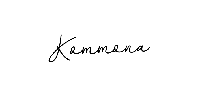 The best way (BallpointsItalic-DORy9) to make a short signature is to pick only two or three words in your name. The name Kommona include a total of six letters. For converting this name. Kommona signature style 11 images and pictures png