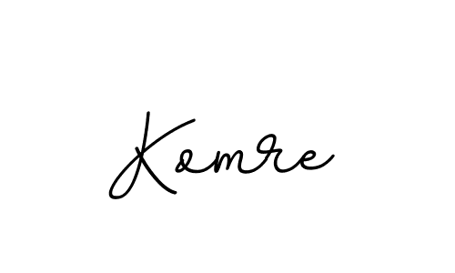 Create a beautiful signature design for name Komre. With this signature (BallpointsItalic-DORy9) fonts, you can make a handwritten signature for free. Komre signature style 11 images and pictures png