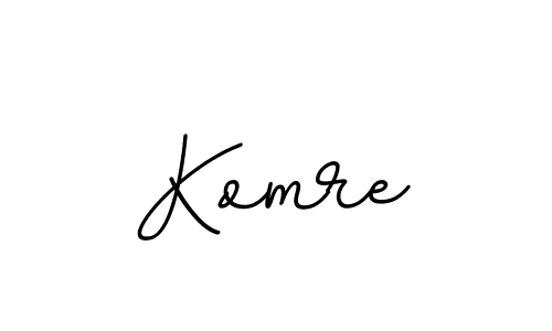 Create a beautiful signature design for name Komre. With this signature (BallpointsItalic-DORy9) fonts, you can make a handwritten signature for free. Komre signature style 11 images and pictures png