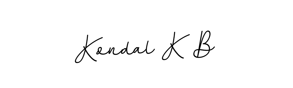 if you are searching for the best signature style for your name Kondal K B. so please give up your signature search. here we have designed multiple signature styles  using BallpointsItalic-DORy9. Kondal K B signature style 11 images and pictures png