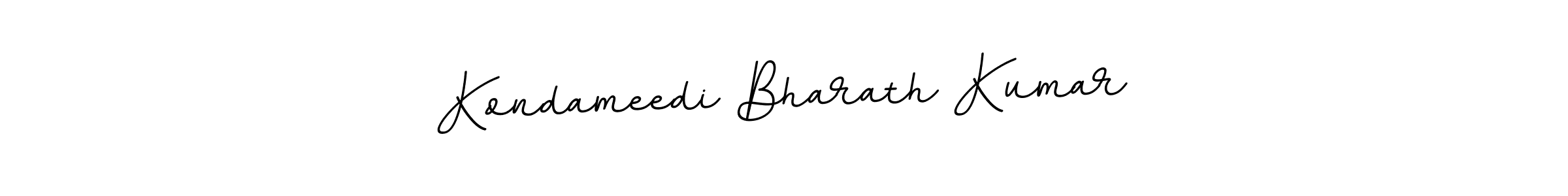 How to make Kondameedi Bharath Kumar name signature. Use BallpointsItalic-DORy9 style for creating short signs online. This is the latest handwritten sign. Kondameedi Bharath Kumar signature style 11 images and pictures png