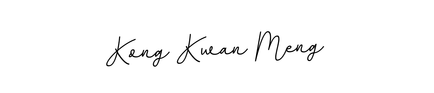 Create a beautiful signature design for name Kong Kwan Meng. With this signature (BallpointsItalic-DORy9) fonts, you can make a handwritten signature for free. Kong Kwan Meng signature style 11 images and pictures png