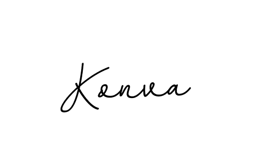 Konva stylish signature style. Best Handwritten Sign (BallpointsItalic-DORy9) for my name. Handwritten Signature Collection Ideas for my name Konva. Konva signature style 11 images and pictures png