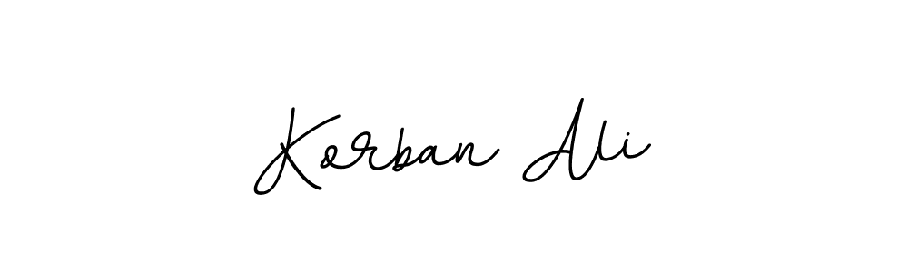 How to make Korban Ali signature? BallpointsItalic-DORy9 is a professional autograph style. Create handwritten signature for Korban Ali name. Korban Ali signature style 11 images and pictures png