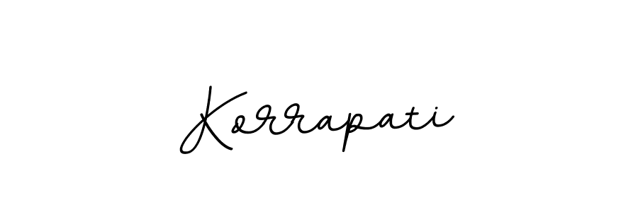 The best way (BallpointsItalic-DORy9) to make a short signature is to pick only two or three words in your name. The name Korrapati include a total of six letters. For converting this name. Korrapati signature style 11 images and pictures png