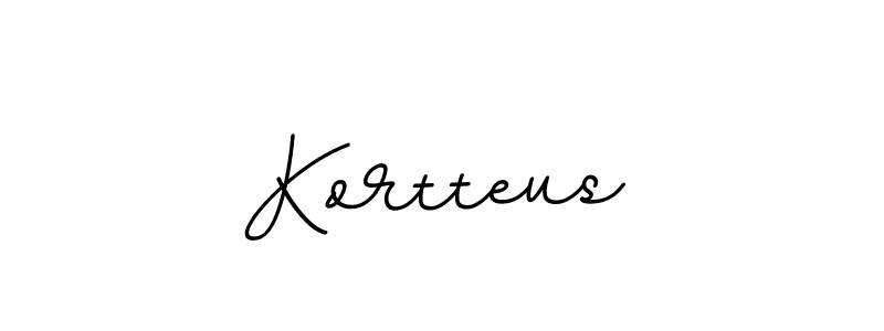 Make a beautiful signature design for name Kortteus. With this signature (BallpointsItalic-DORy9) style, you can create a handwritten signature for free. Kortteus signature style 11 images and pictures png