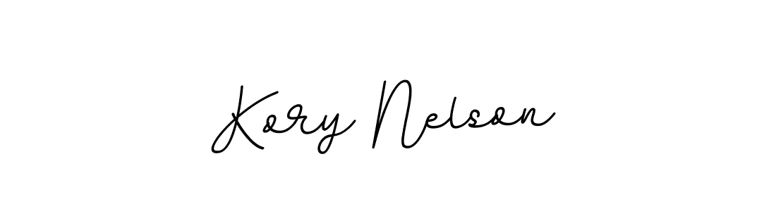 Create a beautiful signature design for name Kory Nelson. With this signature (BallpointsItalic-DORy9) fonts, you can make a handwritten signature for free. Kory Nelson signature style 11 images and pictures png