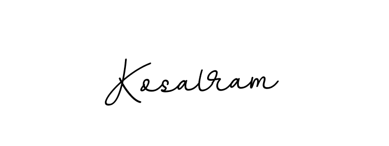 How to make Kosalram name signature. Use BallpointsItalic-DORy9 style for creating short signs online. This is the latest handwritten sign. Kosalram signature style 11 images and pictures png