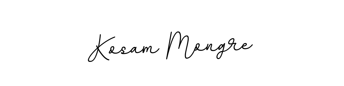 This is the best signature style for the Kosam Mongre name. Also you like these signature font (BallpointsItalic-DORy9). Mix name signature. Kosam Mongre signature style 11 images and pictures png