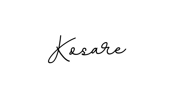 Make a beautiful signature design for name Kosare. With this signature (BallpointsItalic-DORy9) style, you can create a handwritten signature for free. Kosare signature style 11 images and pictures png