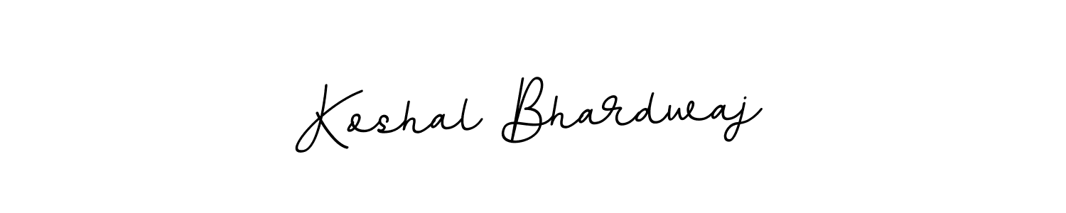 It looks lik you need a new signature style for name Koshal Bhardwaj. Design unique handwritten (BallpointsItalic-DORy9) signature with our free signature maker in just a few clicks. Koshal Bhardwaj signature style 11 images and pictures png