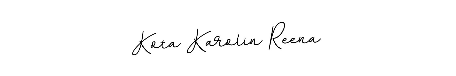 if you are searching for the best signature style for your name Kota Karolin Reena. so please give up your signature search. here we have designed multiple signature styles  using BallpointsItalic-DORy9. Kota Karolin Reena signature style 11 images and pictures png