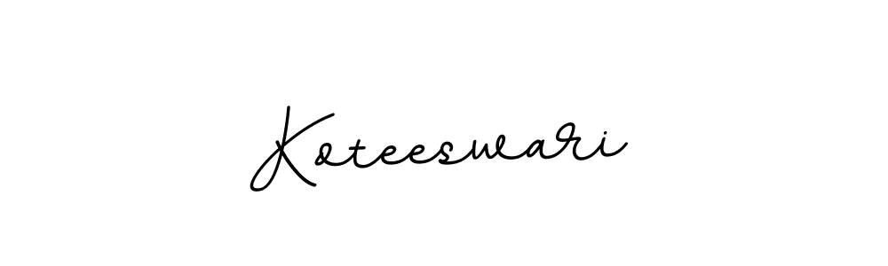 Also we have Koteeswari name is the best signature style. Create professional handwritten signature collection using BallpointsItalic-DORy9 autograph style. Koteeswari signature style 11 images and pictures png