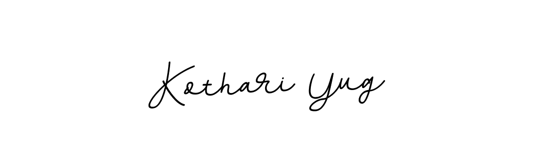 BallpointsItalic-DORy9 is a professional signature style that is perfect for those who want to add a touch of class to their signature. It is also a great choice for those who want to make their signature more unique. Get Kothari Yug name to fancy signature for free. Kothari Yug signature style 11 images and pictures png