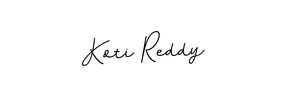 Make a beautiful signature design for name Koti Reddy. With this signature (BallpointsItalic-DORy9) style, you can create a handwritten signature for free. Koti Reddy signature style 11 images and pictures png