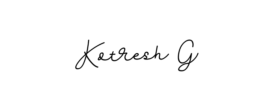 Also we have Kotresh G name is the best signature style. Create professional handwritten signature collection using BallpointsItalic-DORy9 autograph style. Kotresh G signature style 11 images and pictures png