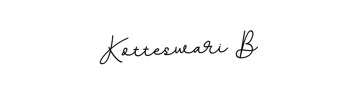 It looks lik you need a new signature style for name Kotteswari B. Design unique handwritten (BallpointsItalic-DORy9) signature with our free signature maker in just a few clicks. Kotteswari B signature style 11 images and pictures png