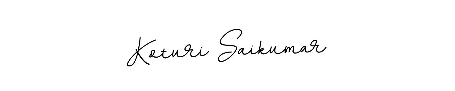 How to make Koturi Saikumar signature? BallpointsItalic-DORy9 is a professional autograph style. Create handwritten signature for Koturi Saikumar name. Koturi Saikumar signature style 11 images and pictures png