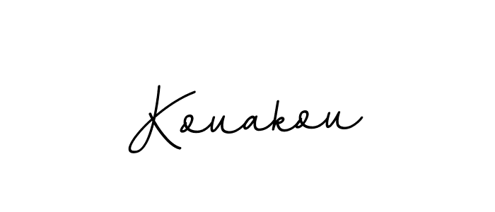 How to make Kouakou signature? BallpointsItalic-DORy9 is a professional autograph style. Create handwritten signature for Kouakou name. Kouakou signature style 11 images and pictures png