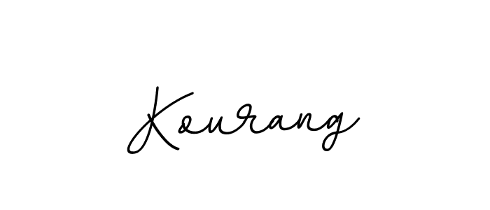 Design your own signature with our free online signature maker. With this signature software, you can create a handwritten (BallpointsItalic-DORy9) signature for name Kourang. Kourang signature style 11 images and pictures png