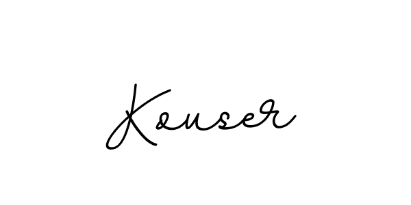 Make a beautiful signature design for name Kouser. With this signature (BallpointsItalic-DORy9) style, you can create a handwritten signature for free. Kouser signature style 11 images and pictures png