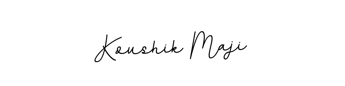 Create a beautiful signature design for name Koushik Maji. With this signature (BallpointsItalic-DORy9) fonts, you can make a handwritten signature for free. Koushik Maji signature style 11 images and pictures png