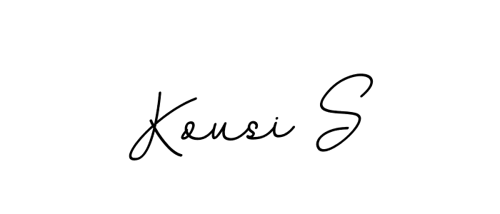 Make a beautiful signature design for name Kousi S. Use this online signature maker to create a handwritten signature for free. Kousi S signature style 11 images and pictures png