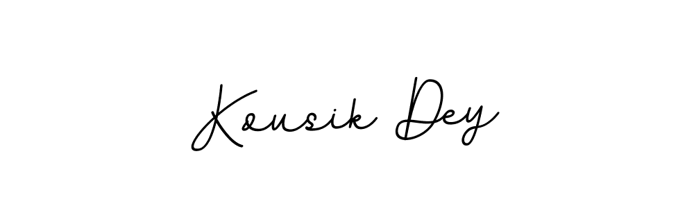 Design your own signature with our free online signature maker. With this signature software, you can create a handwritten (BallpointsItalic-DORy9) signature for name Kousik Dey. Kousik Dey signature style 11 images and pictures png