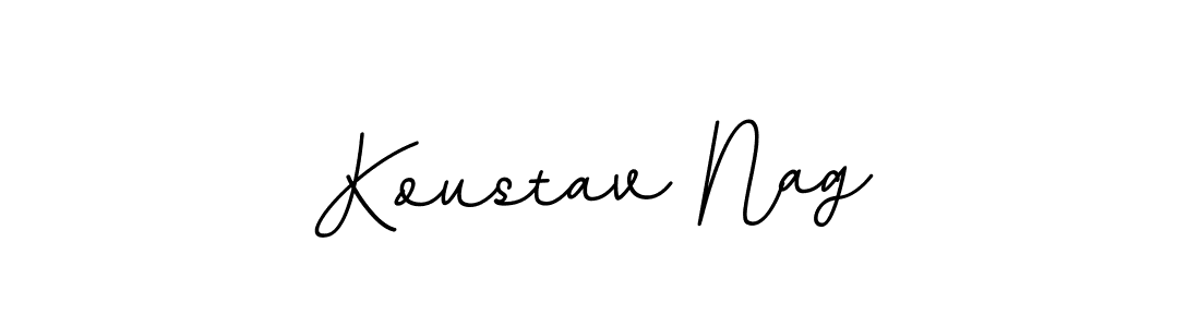 The best way (BallpointsItalic-DORy9) to make a short signature is to pick only two or three words in your name. The name Koustav Nag include a total of six letters. For converting this name. Koustav Nag signature style 11 images and pictures png