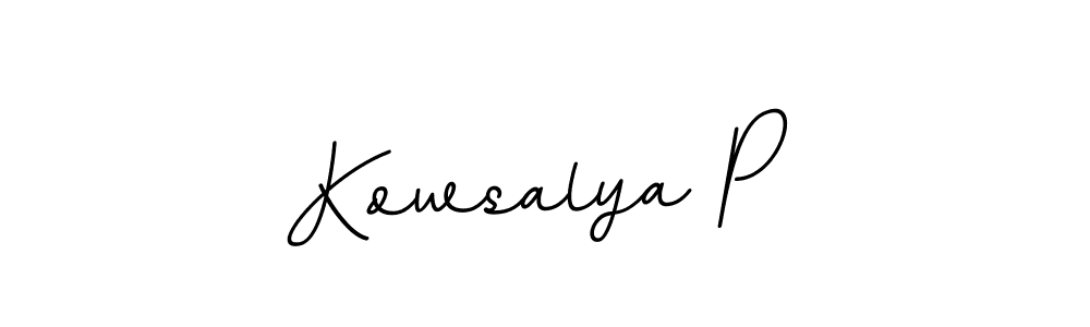 You can use this online signature creator to create a handwritten signature for the name Kowsalya P. This is the best online autograph maker. Kowsalya P signature style 11 images and pictures png