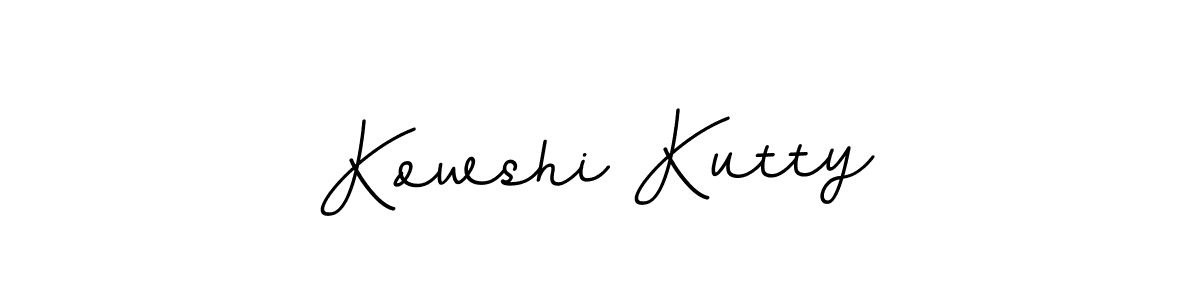 Make a beautiful signature design for name Kowshi Kutty. With this signature (BallpointsItalic-DORy9) style, you can create a handwritten signature for free. Kowshi Kutty signature style 11 images and pictures png