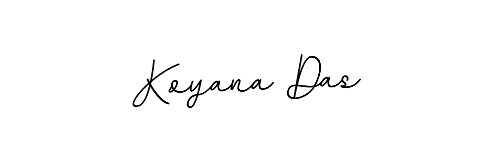 Make a beautiful signature design for name Koyana Das. With this signature (BallpointsItalic-DORy9) style, you can create a handwritten signature for free. Koyana Das signature style 11 images and pictures png