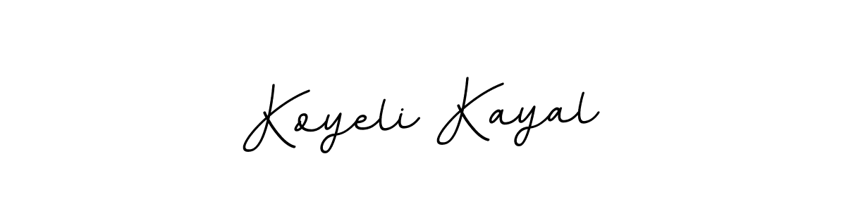 It looks lik you need a new signature style for name Koyeli Kayal. Design unique handwritten (BallpointsItalic-DORy9) signature with our free signature maker in just a few clicks. Koyeli Kayal signature style 11 images and pictures png