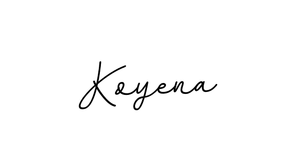 BallpointsItalic-DORy9 is a professional signature style that is perfect for those who want to add a touch of class to their signature. It is also a great choice for those who want to make their signature more unique. Get Koyena name to fancy signature for free. Koyena signature style 11 images and pictures png