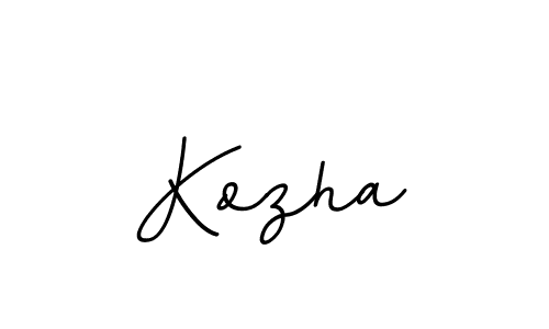 if you are searching for the best signature style for your name Kozha. so please give up your signature search. here we have designed multiple signature styles  using BallpointsItalic-DORy9. Kozha signature style 11 images and pictures png