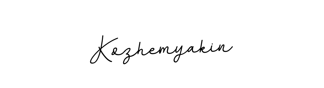 if you are searching for the best signature style for your name Kozhemyakin. so please give up your signature search. here we have designed multiple signature styles  using BallpointsItalic-DORy9. Kozhemyakin signature style 11 images and pictures png