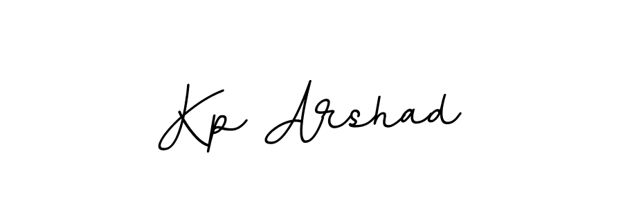 Kp Arshad stylish signature style. Best Handwritten Sign (BallpointsItalic-DORy9) for my name. Handwritten Signature Collection Ideas for my name Kp Arshad. Kp Arshad signature style 11 images and pictures png