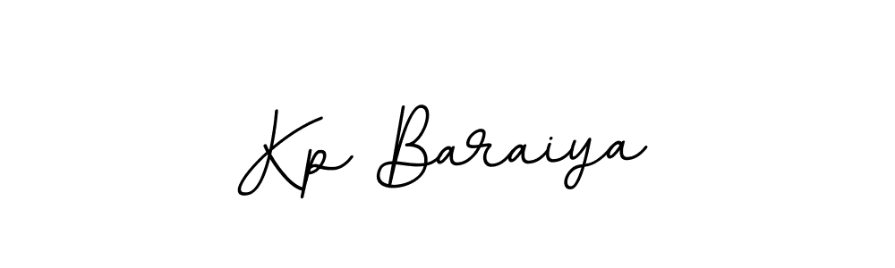 How to make Kp Baraiya signature? BallpointsItalic-DORy9 is a professional autograph style. Create handwritten signature for Kp Baraiya name. Kp Baraiya signature style 11 images and pictures png