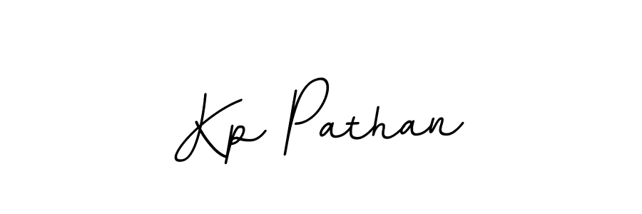 How to make Kp Pathan name signature. Use BallpointsItalic-DORy9 style for creating short signs online. This is the latest handwritten sign. Kp Pathan signature style 11 images and pictures png