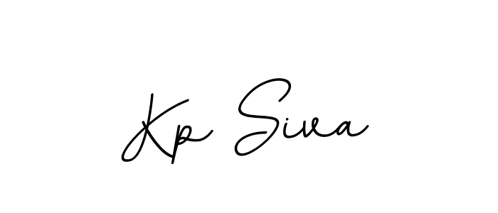 You should practise on your own different ways (BallpointsItalic-DORy9) to write your name (Kp Siva) in signature. don't let someone else do it for you. Kp Siva signature style 11 images and pictures png