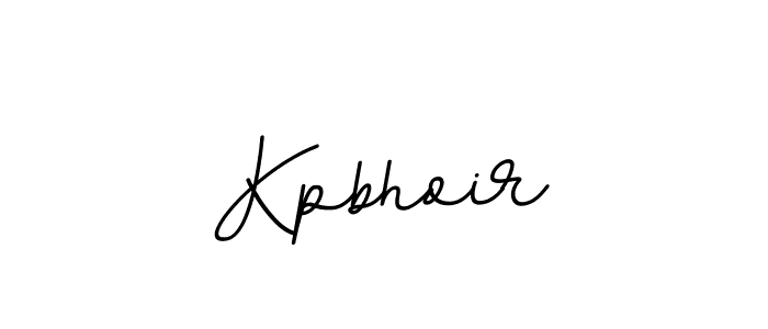 Make a beautiful signature design for name Kpbhoir. Use this online signature maker to create a handwritten signature for free. Kpbhoir signature style 11 images and pictures png