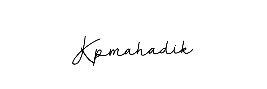 How to make Kpmahadik name signature. Use BallpointsItalic-DORy9 style for creating short signs online. This is the latest handwritten sign. Kpmahadik signature style 11 images and pictures png