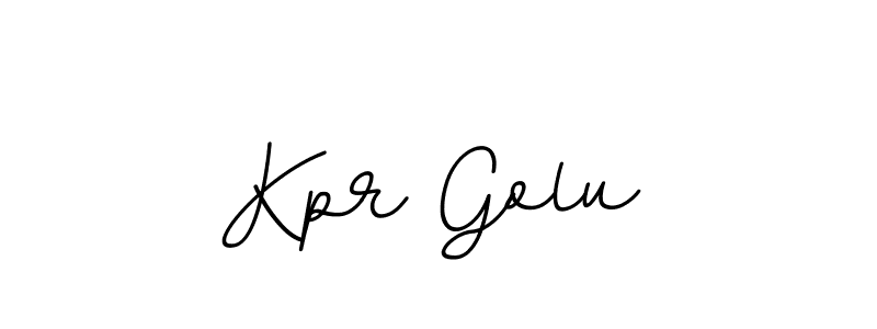 Make a beautiful signature design for name Kpr Golu. With this signature (BallpointsItalic-DORy9) style, you can create a handwritten signature for free. Kpr Golu signature style 11 images and pictures png