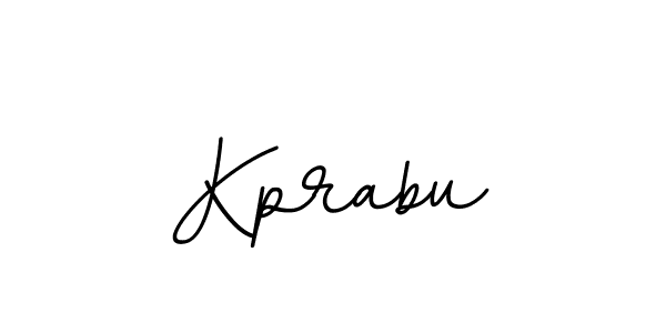 How to Draw Kprabu signature style? BallpointsItalic-DORy9 is a latest design signature styles for name Kprabu. Kprabu signature style 11 images and pictures png