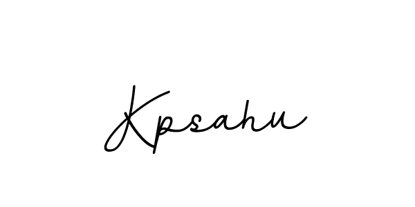The best way (BallpointsItalic-DORy9) to make a short signature is to pick only two or three words in your name. The name Kpsahu include a total of six letters. For converting this name. Kpsahu signature style 11 images and pictures png