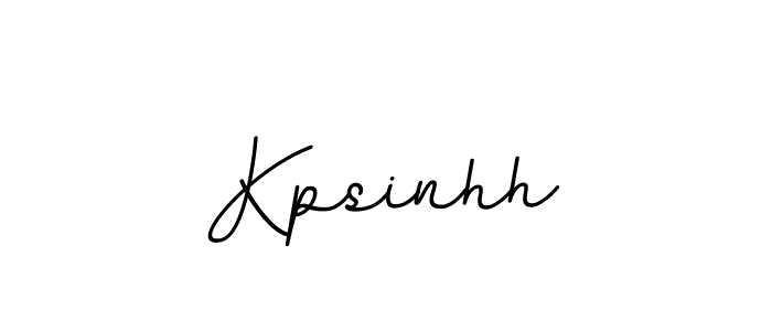 Use a signature maker to create a handwritten signature online. With this signature software, you can design (BallpointsItalic-DORy9) your own signature for name Kpsinhh. Kpsinhh signature style 11 images and pictures png