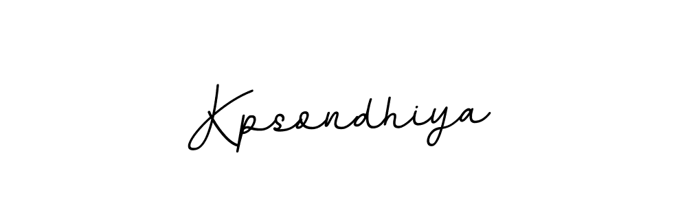 You should practise on your own different ways (BallpointsItalic-DORy9) to write your name (Kpsondhiya) in signature. don't let someone else do it for you. Kpsondhiya signature style 11 images and pictures png